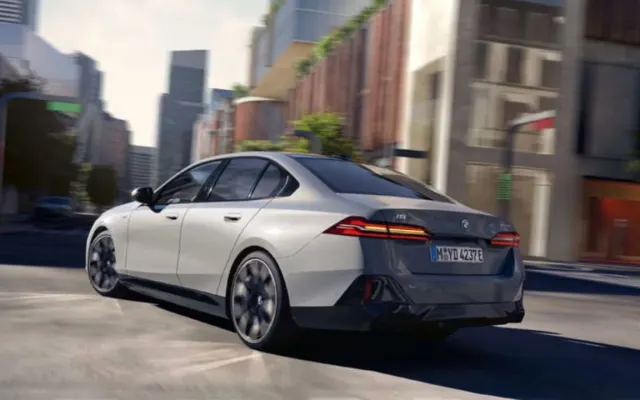 BMW i5 BMW i5 back view