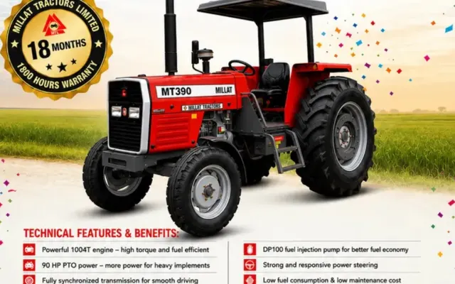 Millat MT 390 price in Pakistan