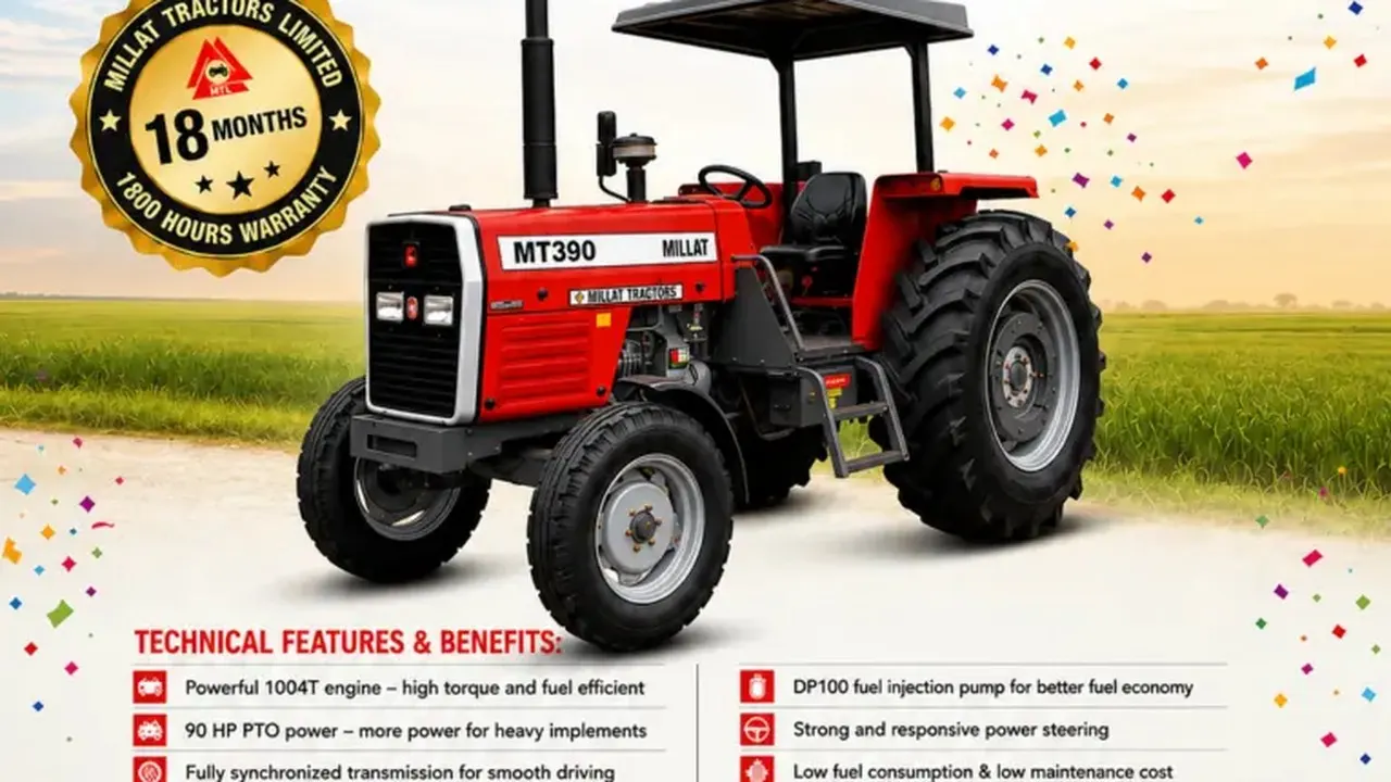 Millat MT 390 Millat MT 390 price in Pakistan